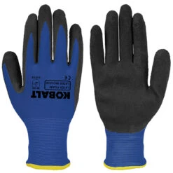 Kobalt Work Gloves For Men - Latex - Pack Of 3 Pairs - Large/X-Large