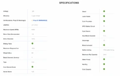 Kobalt KWS S72-06 7-in 10-Amp Wet Sliding Table Tile Saw With Stand -Kobalt Master Tools Sales Store 11 49