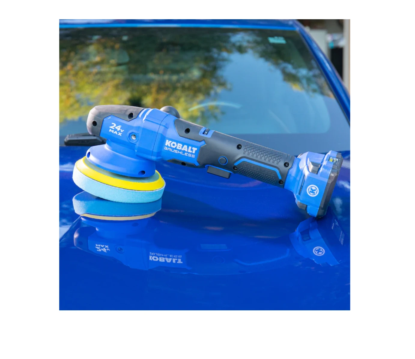 Kobalt KPO 124B-03 6-in Variable Speed Cordless Polisher 12 Kobalt KPO 124B-03 6-in Variable Speed Cordless Polisher - Image 12