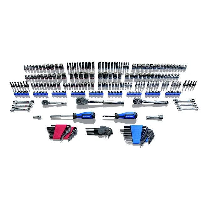 Kobalt 299-Piece Mechanic's Tool Set With Case - Metric And SAE 1 Kobalt 299-Piece Mechanic's Tool Set With Case - Metric And SAE