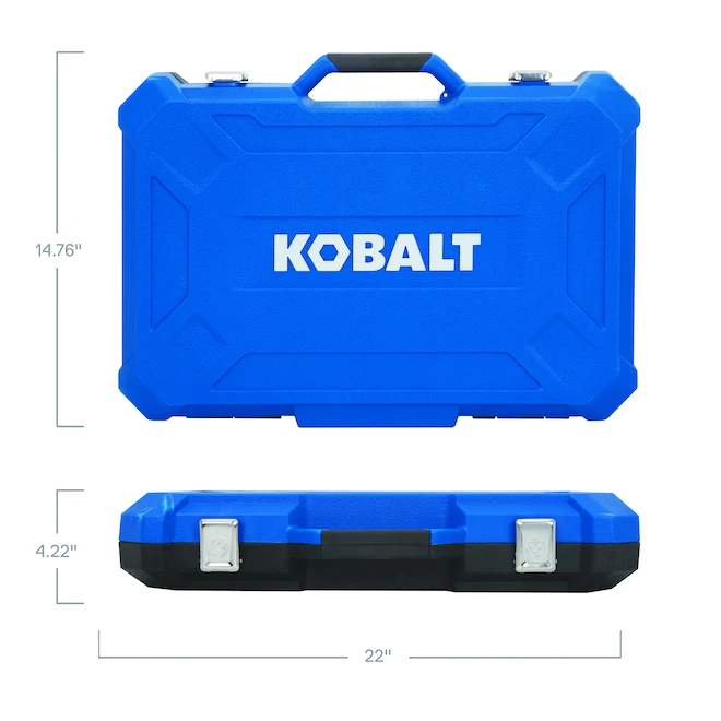 Kobalt 299-Piece Mechanic's Tool Set With Case - Metric And SAE 4 Kobalt 299-Piece Mechanic's Tool Set With Case - Metric And SAE - Image 4