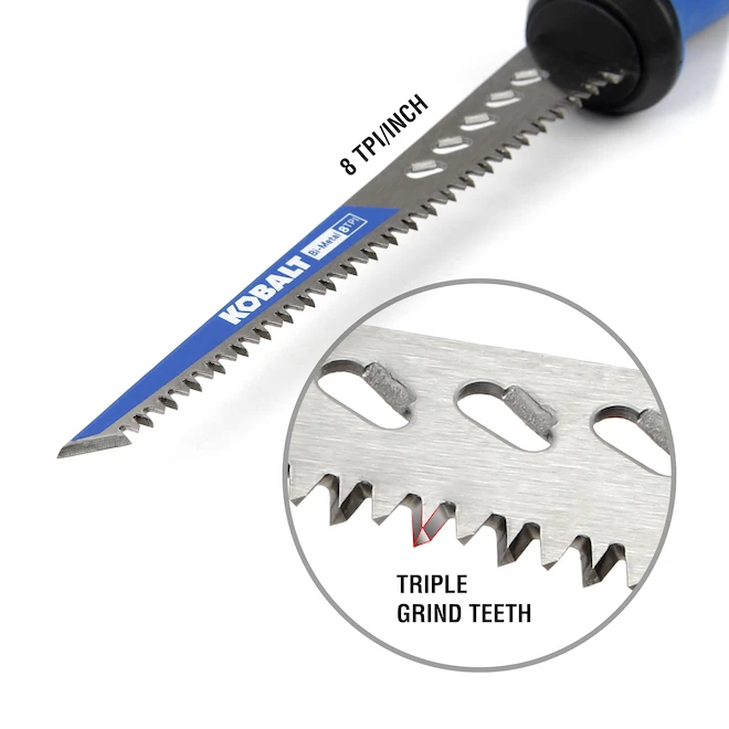 Kobalt 6-in Cross-Cutting Jab Saw Drywall, Wood Or Plastic 3 Kobalt 6-in Cross-Cutting Jab Saw Drywall, Wood Or Plastic - Image 3