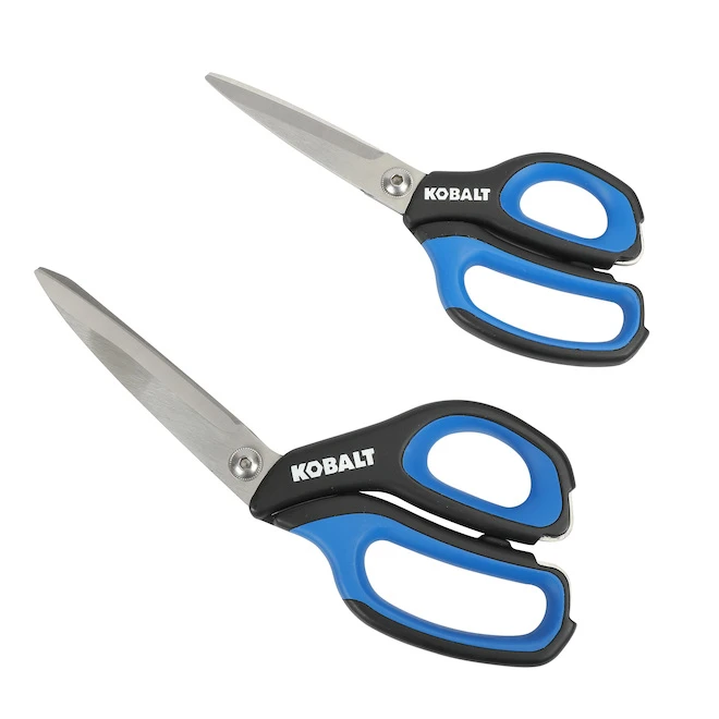 Kobalt 4.7-in Stainless Steel Molded Handle Scissors Kit Of 2 5 Kobalt 4.7-in Stainless Steel Molded Handle Scissors Kit Of 2 - Image 5