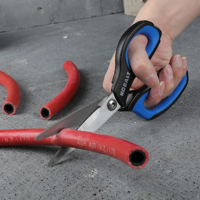 Kobalt 4.7-in Stainless Steel Molded Handle Scissors Kit Of 2 1 Kobalt 4.7-in Stainless Steel Molded Handle Scissors Kit Of 2