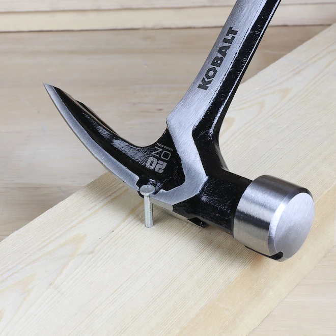 Kobalt 20-oz Claw Hammer In One-Piece Forged Steel 3 Kobalt 20-oz Claw Hammer In One-Piece Forged Steel - Image 3