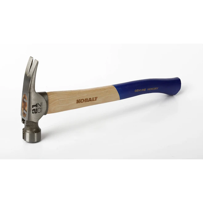 Kobalt 21-oz Hammer With Milled Face Wood And Steel 2 Kobalt 21-oz Hammer With Milled Face Wood And Steel - Image 2