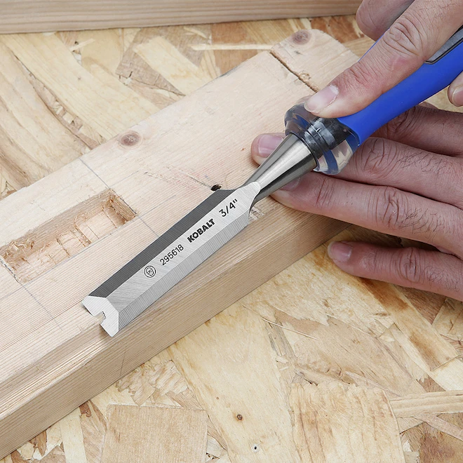 Kobalt Set Of 3 Wood Chisels Steel Sizes 1/4-in 1/2-in 1-in 4 Kobalt Set Of 3 Wood Chisels Steel Sizes 1/4-in 1/2-in 1-in - Image 4