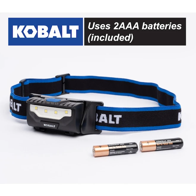 Kobalt 200 Lumens LED Headlamp (Batteries Included) 1 Kobalt 200 Lumens LED Headlamp (Batteries Included)