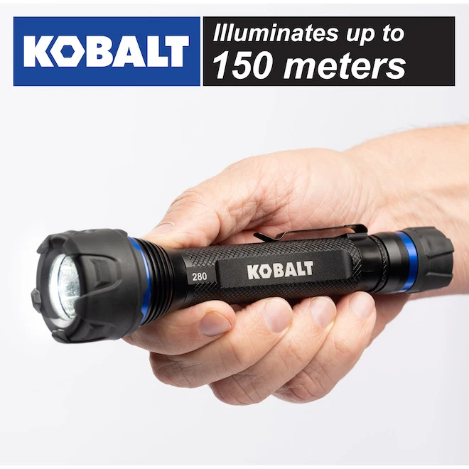 Kobalt Virtually Indestructible Waterproof - 280 Lumens LED Flashlight (Batteries Included) 2 Kobalt Virtually Indestructible Waterproof - 280 Lumens LED Flashlight (Batteries Included) - Image 2