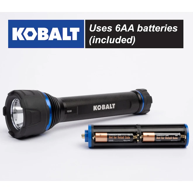 Kobalt Virtually Indestructible Waterproof - 1500 Lumens LED Flashlight (Batteries Included) 5 Kobalt Virtually Indestructible Waterproof - 1500 Lumens LED Flashlight (Batteries Included) - Image 5