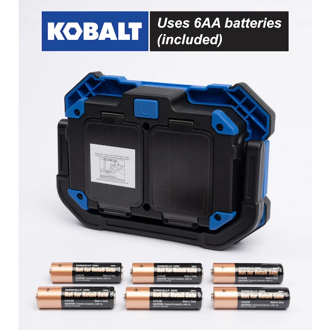 Kobalt - 1000 Lumens LED Work Light (Batteries Included) 5 Kobalt - 1000 Lumens LED Work Light (Batteries Included) - Image 5