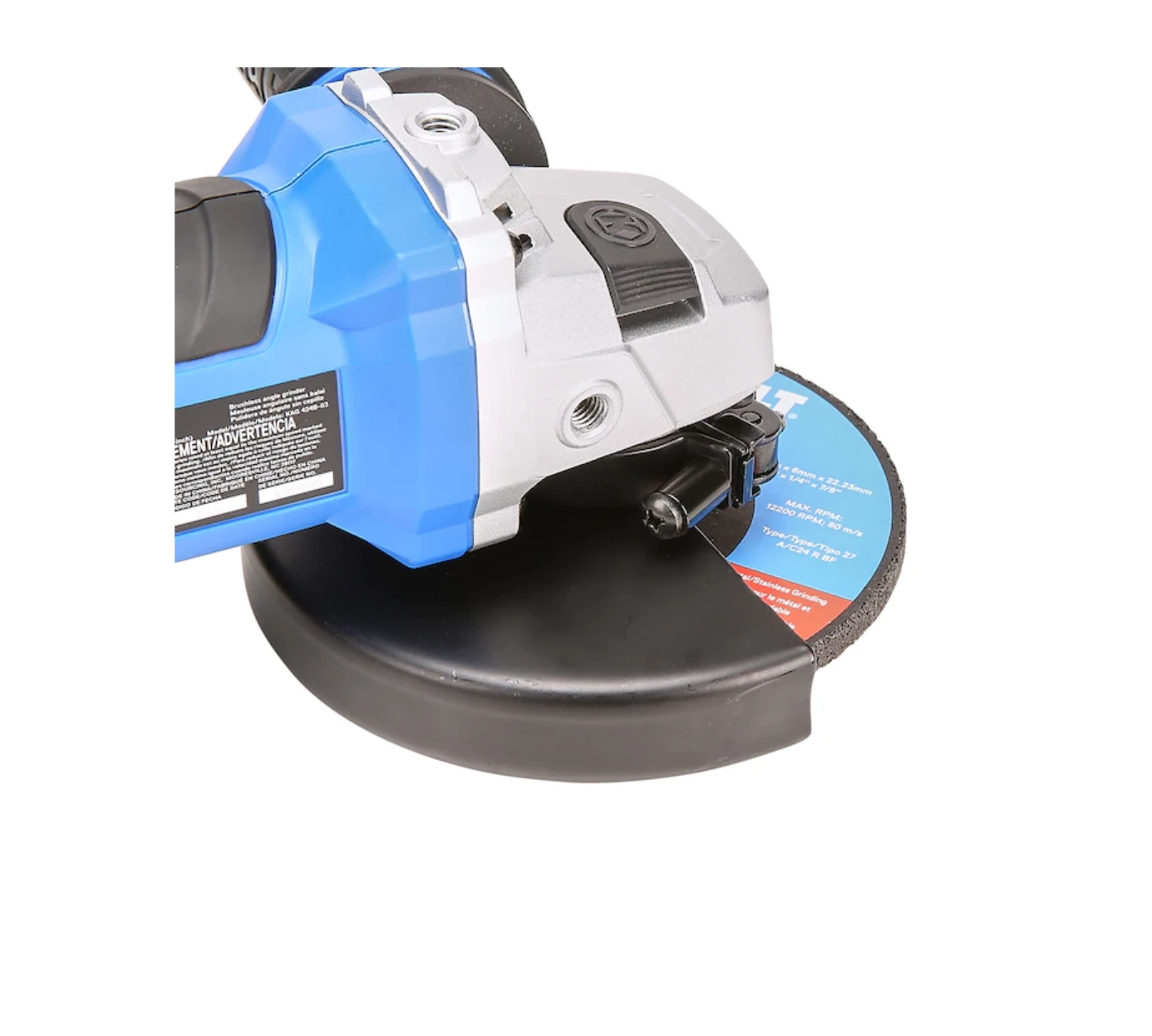 Kobalt KAG 424B-03 5-in 24-Volt Max Paddle Switch Brushless Cordless Angle Grinder 4 Kobalt KAG 424B-03 5-in 24-Volt Max Paddle Switch Brushless Cordless Angle Grinder - Image 4