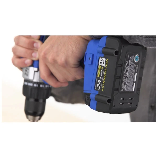 Kobalt 24-Volt Max Lithium Ion Battery - 4-Ah - Power Indicator Display - Internal Circuitry Protection 5 Kobalt 24-Volt Max Lithium Ion Battery - 4-Ah - Power Indicator Display - Internal Circuitry Protection - Image 5