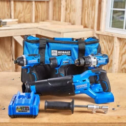 Kobalt 4-Tool 24-Volt Lithium Ion Brushless Power Tool Combo Kit With Soft Case With Battery And Charger 9 Kobalt 4-Tool 24-Volt Lithium Ion Brushless Power Tool Combo Kit With Soft Case With Battery And Charger -Kobalt Master Tools Sales Store 32018714e L