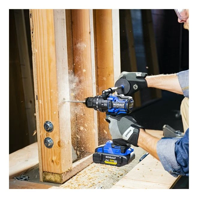 Kobalt XTR 24-V Max Cordless Drill - 1/2-in With Battery And Charger - Brushless Motor - Variable Speed 3 Kobalt XTR 24-V Max Cordless Drill - 1/2-in With Battery And Charger - Brushless Motor - Variable Speed - Image 3