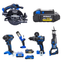 Kobalt XTR 3-Tool Combo Kit - Batteries, Charger And Hard Case Included - Brushless Motor -Kobalt Master Tools Sales Store 32165010b L