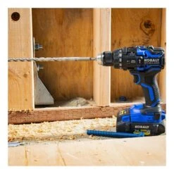 Kobalt 24-V XTR Cordless Hammer Drill - 1/2-in - Variable Speed - Battery, Charger And Accessories Included -Kobalt Master Tools Sales Store 32165048d L