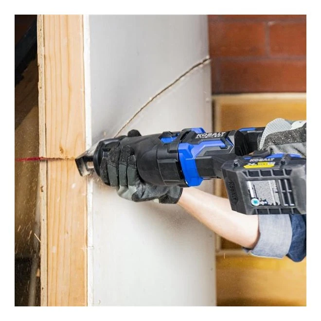 Kobalt 224-V Max XTR Variable Speed Reciprocating Saw - Cordless - Black And Blue - Bare Tool Without Battery 2 Kobalt 224-V Max XTR Variable Speed Reciprocating Saw - Cordless - Black And Blue - Bare Tool Without Battery - Image 2