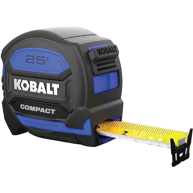 Kobalt 2-Pack 25-ft Magnetic Compact Tape Measure 3 Kobalt 2-Pack 25-ft Magnetic Compact Tape Measure - Image 3