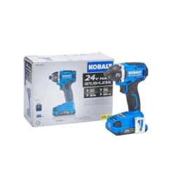 Kobalt 24-V Max Cordless Impact Driver Set - Brushless Motor - Charger, Battery And Accessories Included -Kobalt Master Tools Sales Store 45595033c L