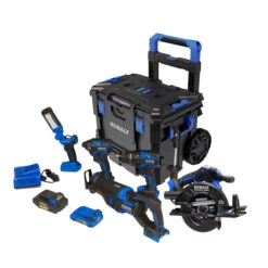 Kobalt 24 V XTR 5-Tool Combo Kit With Hard Storage Case With Battery And Charger -Kobalt Master Tools Sales Store 45595045b L