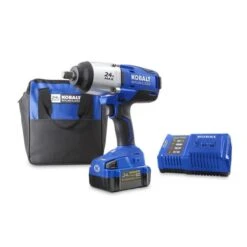 Kobalt 24-V Max 1/2-in Impact Wrench Kit With 4-Ah Battery, Charger And Carrying Bag -Kobalt Master Tools Sales Store 45595051 L