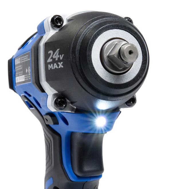 Kobalt Brushless Impact Wrench - 24-V - 3/8-in - Cordless - Variable Speed - Bare Tool Without Battery 2 Kobalt Brushless Impact Wrench - 24-V - 3/8-in - Cordless - Variable Speed - Bare Tool Without Battery - Image 2