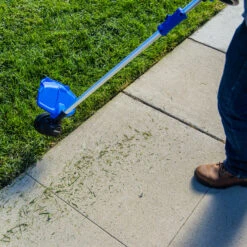 Kobalt 24V Cordless Brushless Electric Motor String Trimmer Set - 4.0 Ah Li-ion Battery Included -Kobalt Master Tools Sales Store 45595120e L