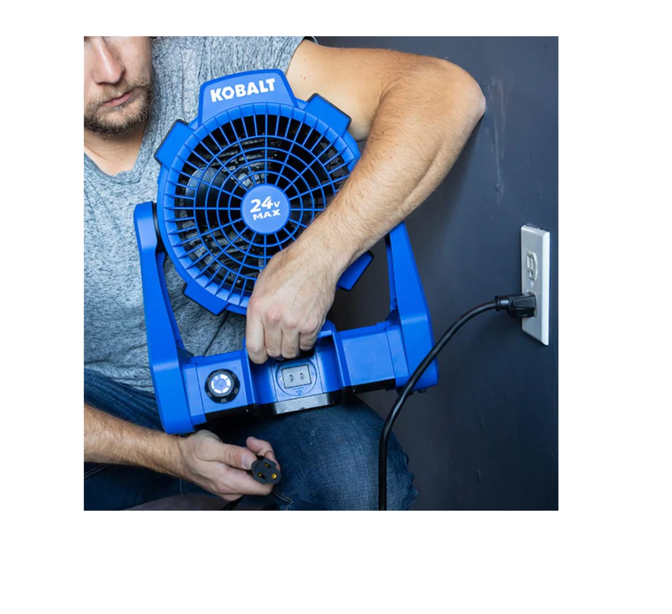 Kobalt KJF 124B-03 Hybrid 24-volt Max Jobsite Blower (Tool Only) 7 Kobalt KJF 124B-03 Hybrid 24-volt Max Jobsite Blower (Tool Only) - Image 7