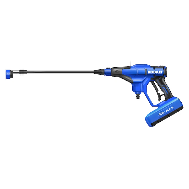 Kobalt 40-Volt Electric Handheld Pressure Washer Kit - 2-Ah - 600-PSI - Blue 4 Kobalt 40-Volt Electric Handheld Pressure Washer Kit - 2-Ah - 600-PSI - Blue - Image 4