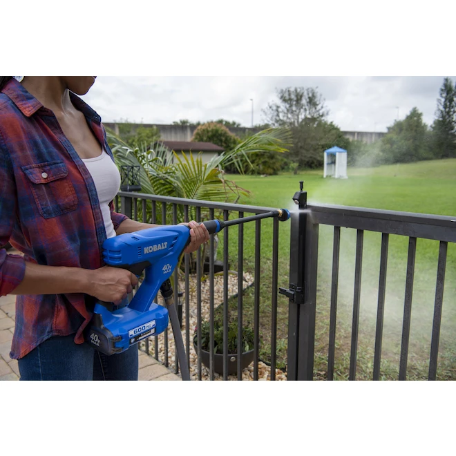 Kobalt 40-Volt Electric Handheld Pressure Washer Kit - 2-Ah - 600-PSI - Blue 3 Kobalt 40-Volt Electric Handheld Pressure Washer Kit - 2-Ah - 600-PSI - Blue - Image 3