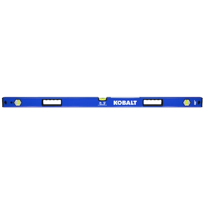 Kobalt 48-in Heavy Duty Aluminum Frame Level - Blue 1 Kobalt 48-in Heavy Duty Aluminum Frame Level - Blue