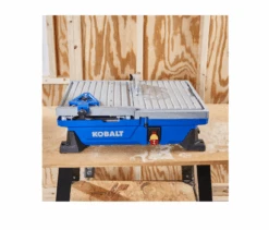 Kobalt KWS B72-06 7-in 6-Amp Wet Tabletop Sliding Table Tile Saw -Kobalt Master Tools Sales Store 7 128