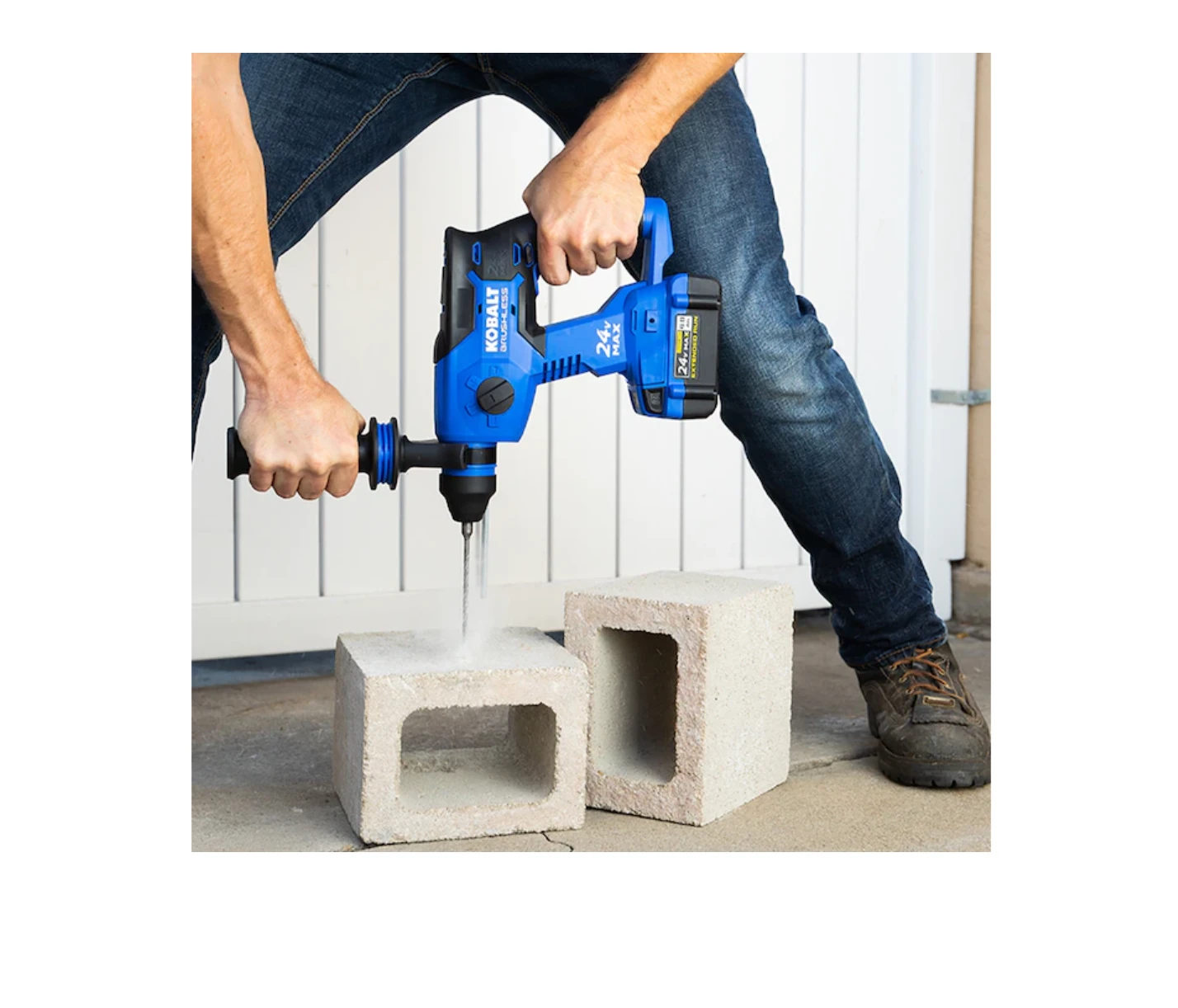 Kobalt KRH 124B-03 24-volt-Amp 7/8-in Sds-plus Variable Speed Cordless Rotary Hammer Drill 8 Kobalt KRH 124B-03 24-volt-Amp 7/8-in Sds-plus Variable Speed Cordless Rotary Hammer Drill - Image 8