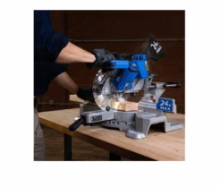 Kobalt KMS 0724B-03 7-1/4-in-Amp 24-volt Max Dual Bevel Sliding Compound Cordless Miter Saw -Kobalt Master Tools Sales Store 8 121