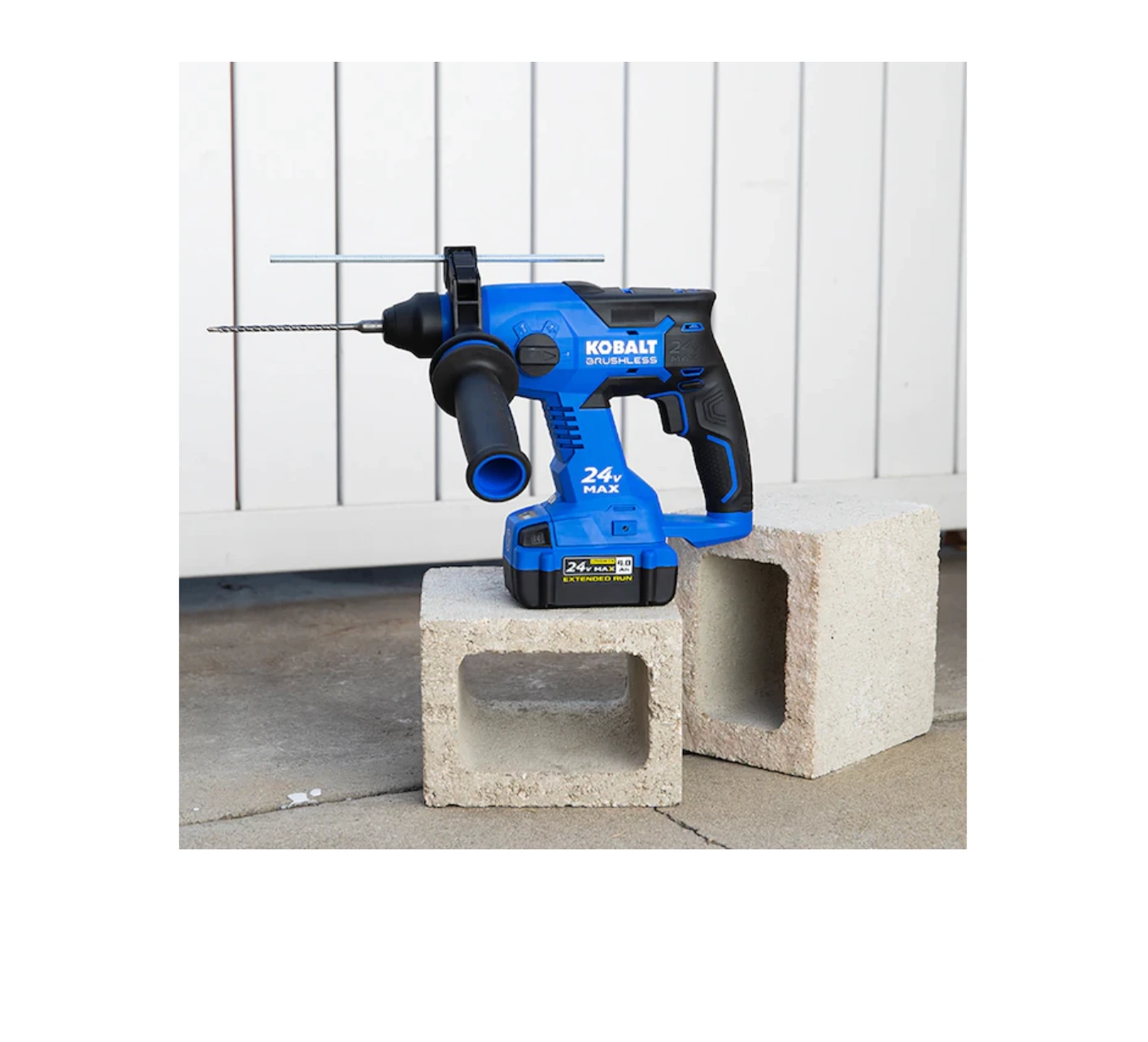 Kobalt KRH 124B-03 24-volt-Amp 7/8-in Sds-plus Variable Speed Cordless Rotary Hammer Drill 10 Kobalt KRH 124B-03 24-volt-Amp 7/8-in Sds-plus Variable Speed Cordless Rotary Hammer Drill - Image 10