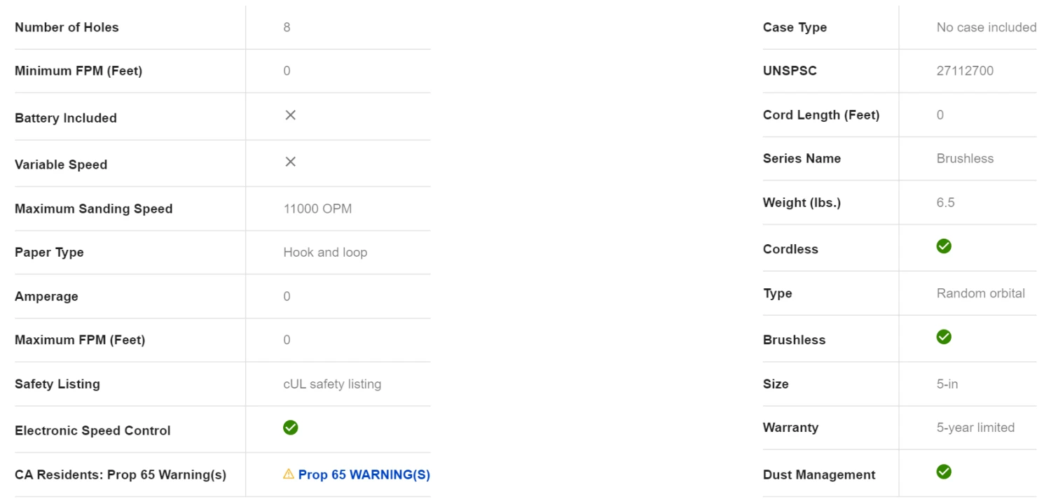 Kobalt KOS 2450B-03 Brushless 24-Volt Brushless Cordless Random Orbital Sander With Dust Management 10 Kobalt KOS 2450B-03 Brushless 24-Volt Brushless Cordless Random Orbital Sander With Dust Management - Image 10