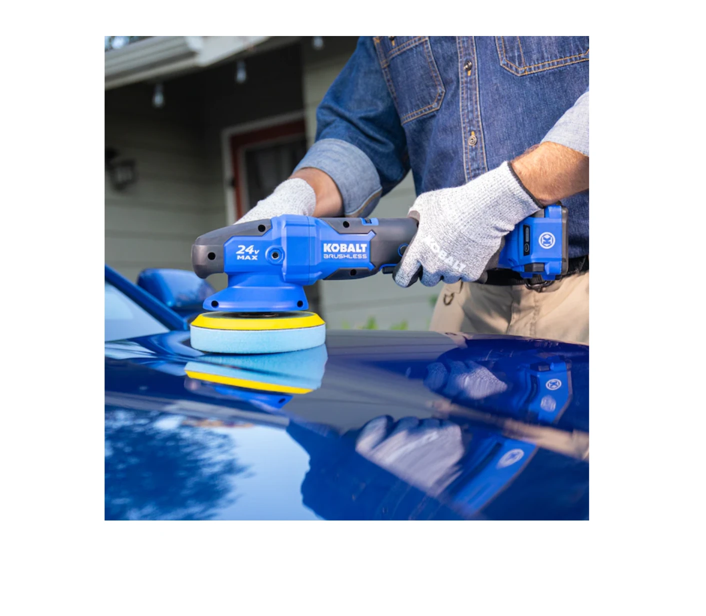 Kobalt KPO 124B-03 6-in Variable Speed Cordless Polisher 9 Kobalt KPO 124B-03 6-in Variable Speed Cordless Polisher - Image 9