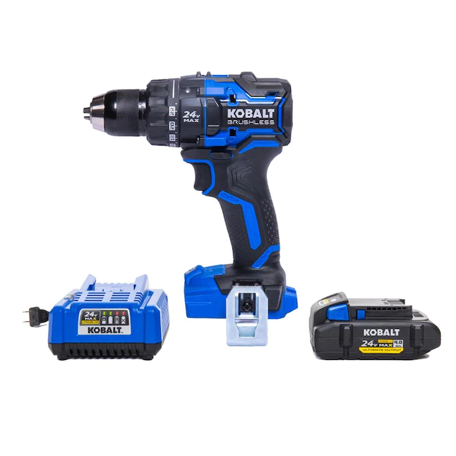 Kobalt KXDD 1424A-03 XTR 24-volt Max 1/2-in Brushless Cordless Drill (1-Battery Included And Charger Included) 1 Kobalt KXDD 1424A-03 XTR 24-volt Max 1/2-in Brushless Cordless Drill (1-Battery Included And Charger Included)